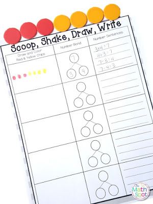 a printable worksheet with numbers and shapes to help kids learn how to write