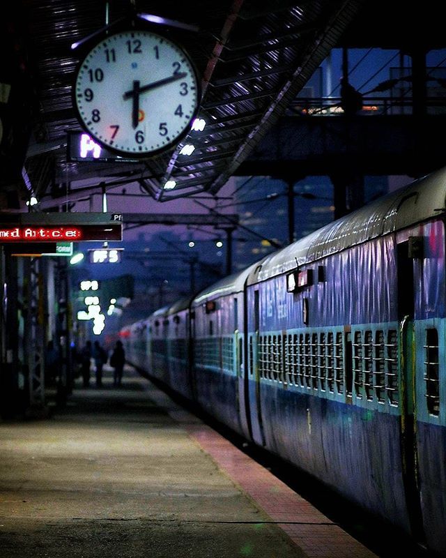 Railway station ( - @santhu_photogram) Use our Hashtag #TPSindia for  features | Blur background photography, Train photography, Studio background  images