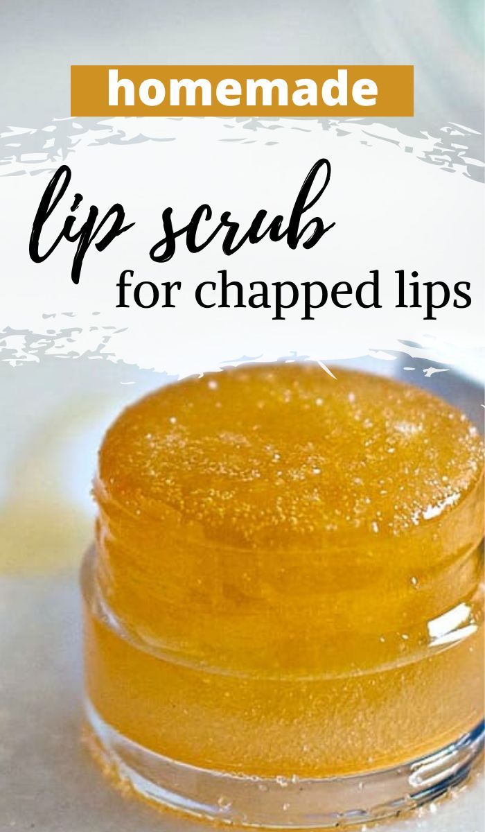 Lip Scrub Diy Recipes, Sugar Lip Scrub Diy, Homemade Lip Scrub, Chapped Lips Remedy, Honey Lip Scrub, Natural Lip Scrub, Diy Sugar Scrub Recipe, Diy Honey, Lip Scrub Recipe