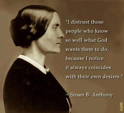 susan b anthony quote about people who know what they want to do, and how it works