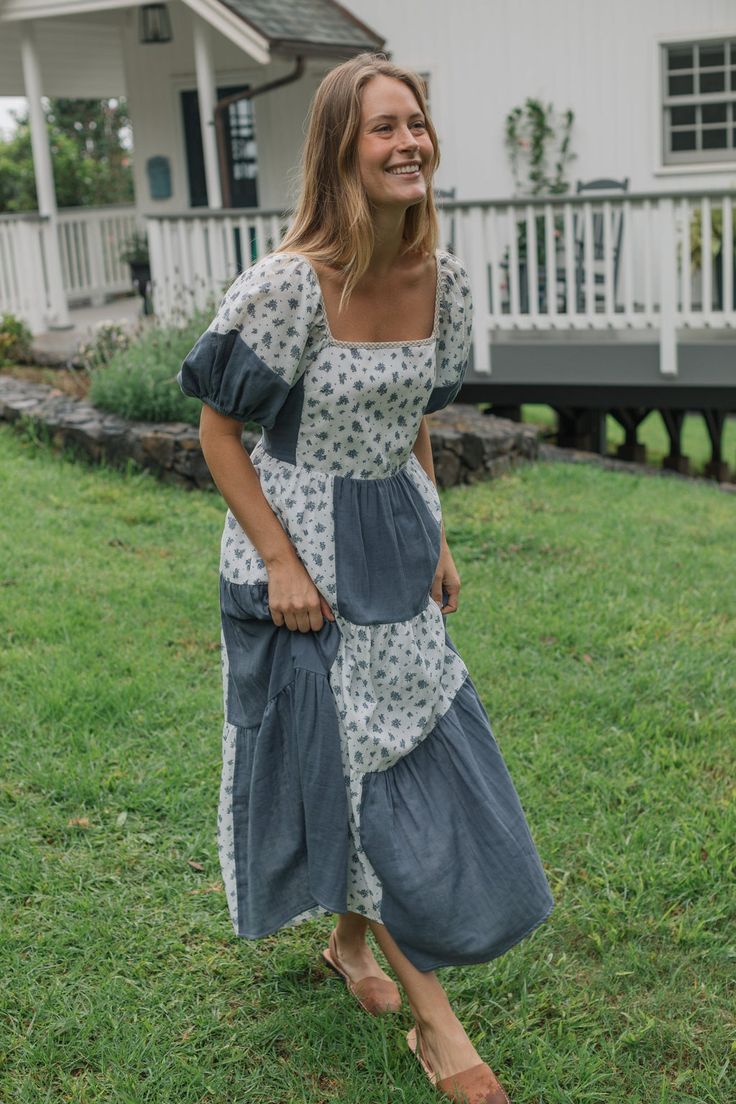 Rowan Dress Macey Core, Cute Church Dresses, Homestead Wardrobe, Cohesive Wardrobe, Farmhouse Wardrobe, Modesty Dress, Dresses Feminine, Countryside Fashion, Teacher Fits