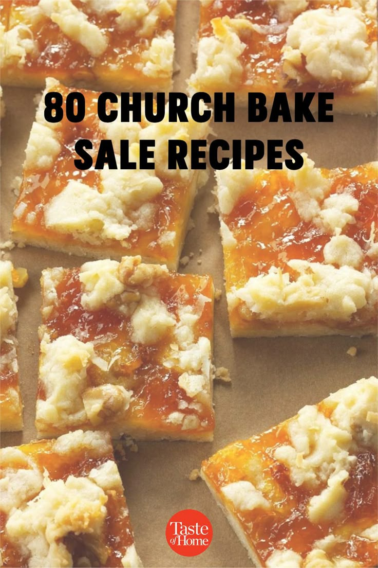 the cover of 80 church bake sale recipes