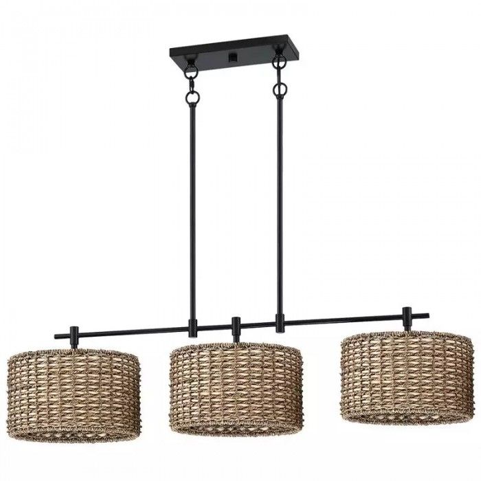 Rustic rattan pendant light this rustic rattan pendant light boasts three bulb sockets, ensuring abundant light for a perpetually cozy ambiance in your dining area. Its dimmable feature lets you fine-tune brightness to match your mood. Whether it's a formal dinner or a casual family meal, this lamp ensures the ideal lighting ambiance. Additionally, its matte black lacquered base and natural rattan drum shade offer a distinct rustic charm, complementing your home with unique style. Please note that your payment does not include customs duties, local taxes or other import charges. The order does not include bulbs. If you have any questions about our products, please contact us and we will get back to you within 24 hours. Dimmable drum pendant light size dia 104 cm x h 26 cm / ∅ 41″ x h 10.4″ Drum Pendant Light, Round Pendant Light, Drum Pendant Lighting, Rustic Pendant Lighting, Rattan Pendant, Chandelier Table Lamp, Rattan Pendant Light, Drum Pendant, Formal Dinner