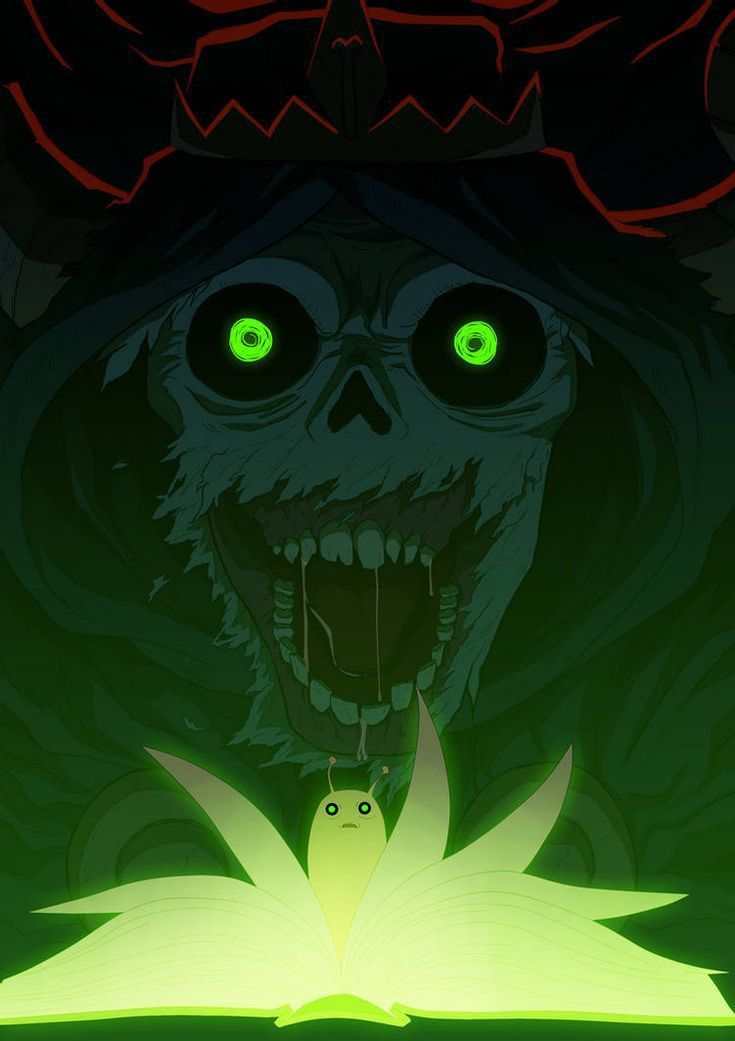 an image of a creepy monster with green eyes