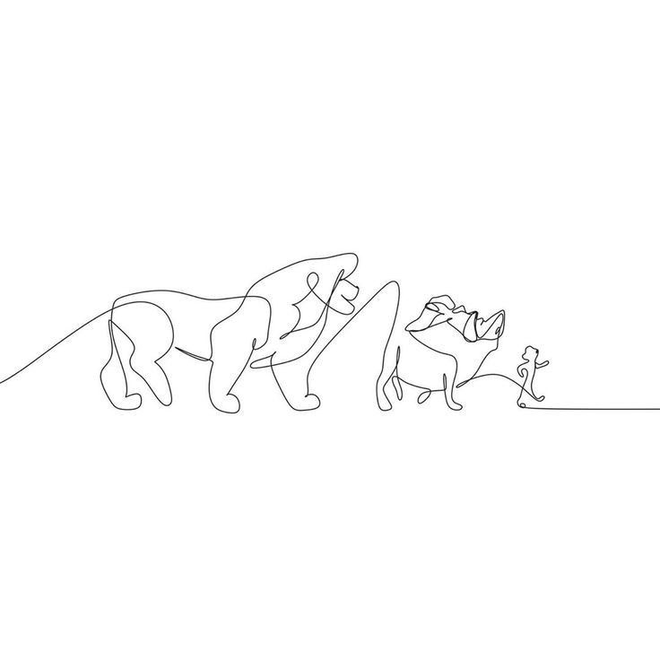 a line drawing of two dogs chasing each other in opposite directions, one on the left and one on the right