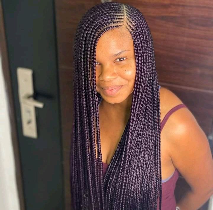 Trending Ghana Weaving 2023, Long Cornrows, Latest Braided Hairstyles, Black Natural Hair Care, Ghana Braids Hairstyles, Lemonade Braids Hairstyles, Senegalese Twist Hairstyles, Cornrows Braids For Black Women, Two Braid Hairstyles