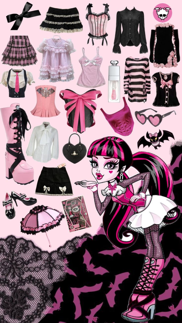 Draculaura #draculaura #monsterhigh #movies #art #wallpaper #fashion #outfitinspo #beauty Rock Band Costumes, Draculaura Halloween Costume, Draculaura Halloween, Draculaura Aesthetic Outfit, Draculaura Costume, Monster High Halloween Costumes, Draculaura Aesthetic, Monster High Halloween, Monster High Cosplay