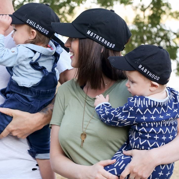 The whole fam can sport their matching dad caps for the next outing! The deets!: black hat embroidered design distressed cotton baseball hat Mexico Trip, Dad Cap, Baby Cap, Dad Caps, Baby Photoshoot, Black Hat, Father And Son, Baseball Hat, Embroidered Design