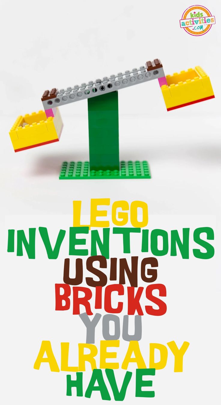 an advertisement for legos is shown with the words'lego inventions using bricks you already have '