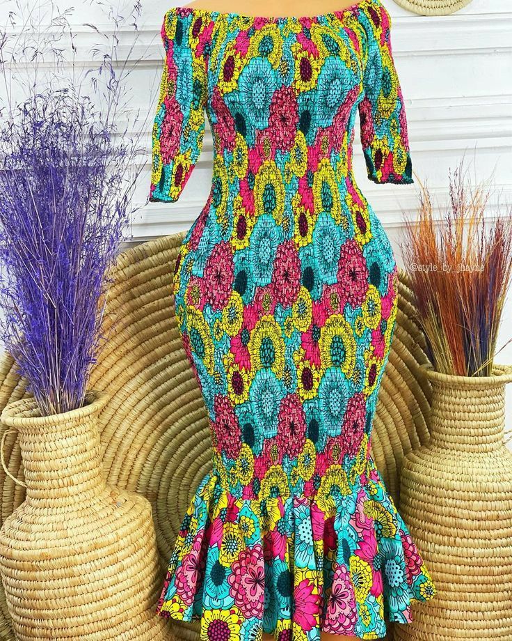 Elasticated Dress, Ankara Dress Designs, Best Casual Dresses, African Fabric Dress, Dress Sewing Tutorials, Ankara Dress Styles, Ankara Gowns, African Dresses For Kids, Best African Dresses