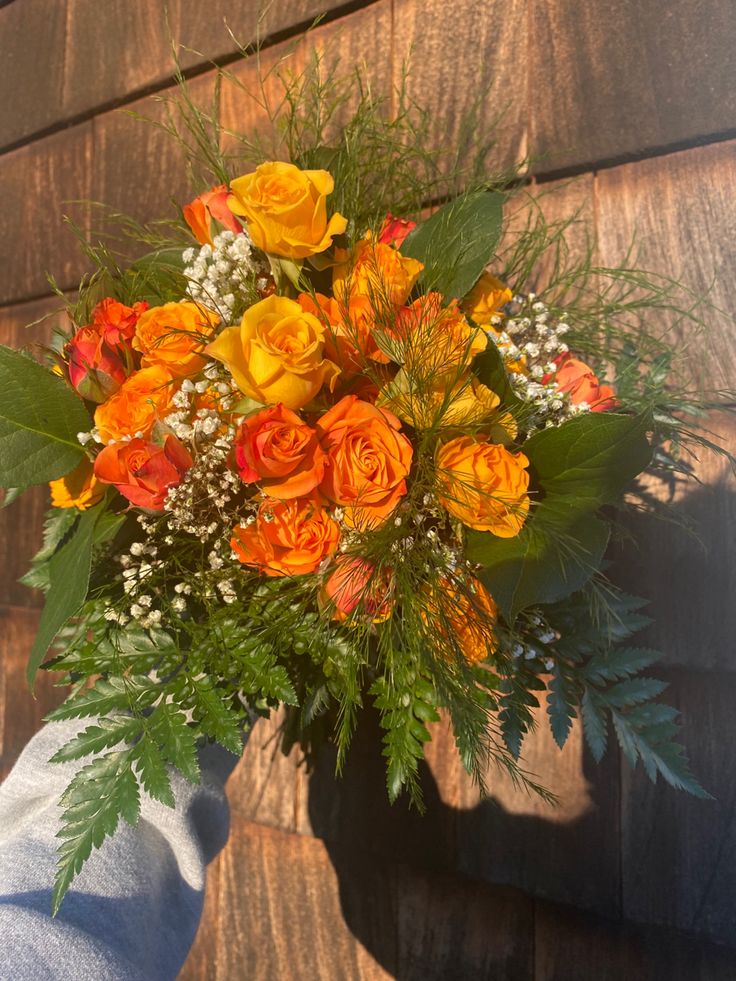 bouquets in sun flowers orange yellow white brown background Yellow And Orange Roses Bouquet, Orange And Yellow Flower Bouquet, Sunflower And Orange Rose Bouquet, Orange Roses Bouquet Floral Arrangements, Red Orange Yellow Flower Arrangement, Pink Orange Flower Bouquet, Yellow And Orange Flower Arrangements, Bouquet Of Flowers Orange, Red And Orange Flower Bouquet