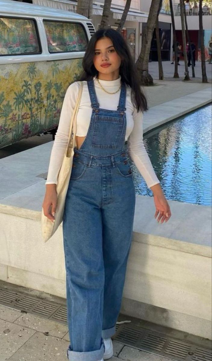 Fashion Overalls, Movie Outfit, 90s Inspired Outfits, Trendy Outfit Ideas, Overalls Outfit, Everyday Fashion Outfits, Fall Outfit Ideas, Casual Day Outfits, Quick Outfits