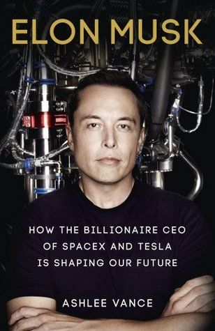 a man with his arms crossed in front of a poster that says elon musk