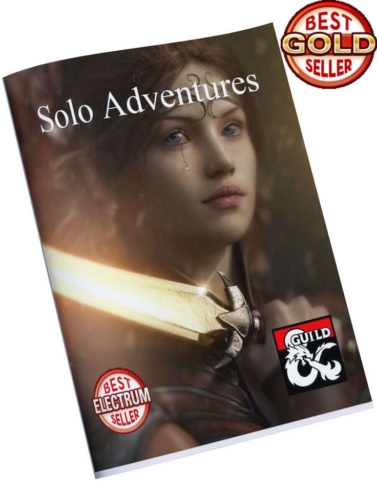 5th Edition Solo Rules 'Solo Adventures' - Dungeon Masters Guild | Dungeon Masters Guild Pathani Frock, Dm Notebook, Full Frock, Adventurer's Guild, Solo Games, Fun Card Games, Frock Style, Games Ideas, Dungeons Dragons