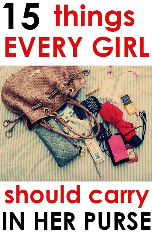 Girls, you know that your purse is almost like a best friend. You also know that there are some things you should always carry in your purse. You go nowhere without that purse, and when you don't have it on you, you feel like a part of you is missing.... Purse Hacks, Things Every Girl Should Have, Purse Must Haves, Purse For Teens, What's In My Purse, Life Hacks Every Girl Should Know, Hacks Every Girl Should Know, Purse Essentials, A Best Friend