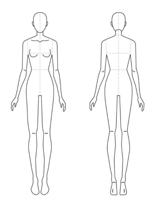 the body is shown in three different positions