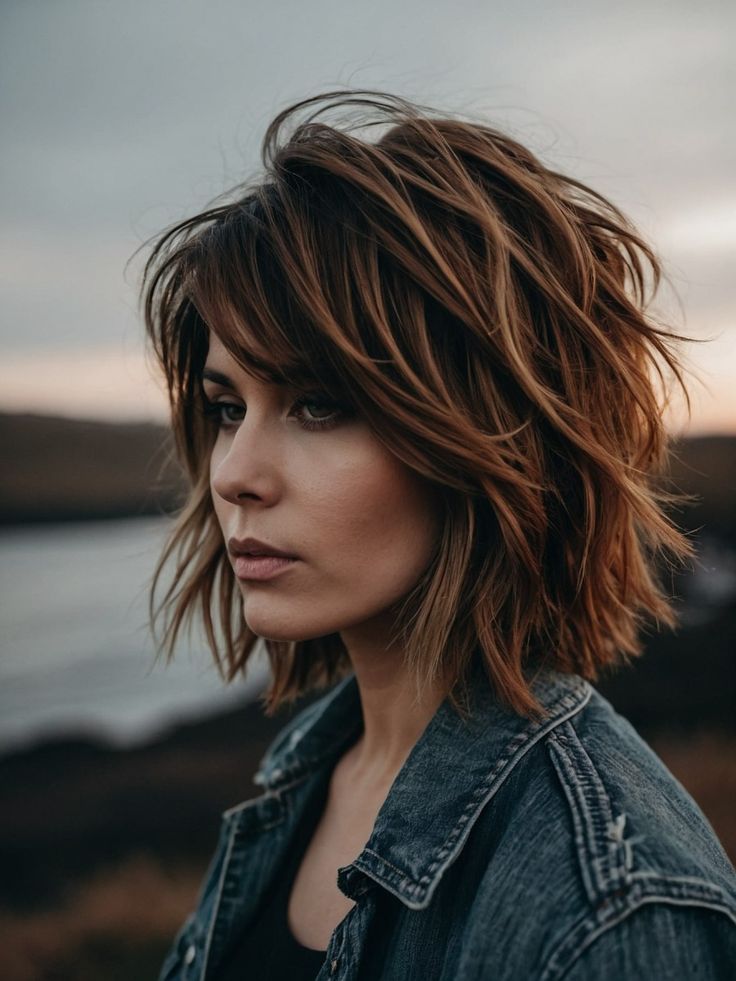 Long Shag Haircut, Haircuts For Medium Length Hair, Layered Haircuts For Medium Hair, Messy Short Hair, Hair Affair, Haircuts For Medium Hair, Shag Haircut, Light Hair, Medium Length Hair