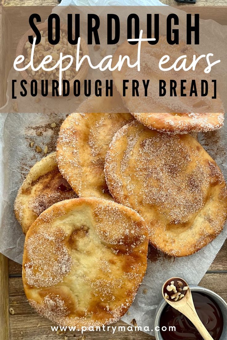 sourdough ears are an easy dessert to make for breakfast