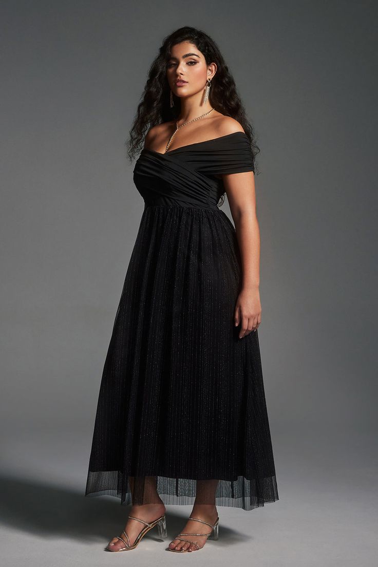 Plus Size Black Dresses front3 Formal Dresses For Plus Size Women, Plus Size Wedding Guest Dress, Plus Size Black Dress, Plus Size Black Dresses, Off Shoulder Maxi Dress, Velvet Maxi Dress, Velvet Maxi, Black Dress Formal, Chevron Dress