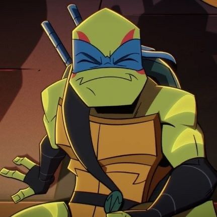 an animated image of a teenage mutant from teenage mutant