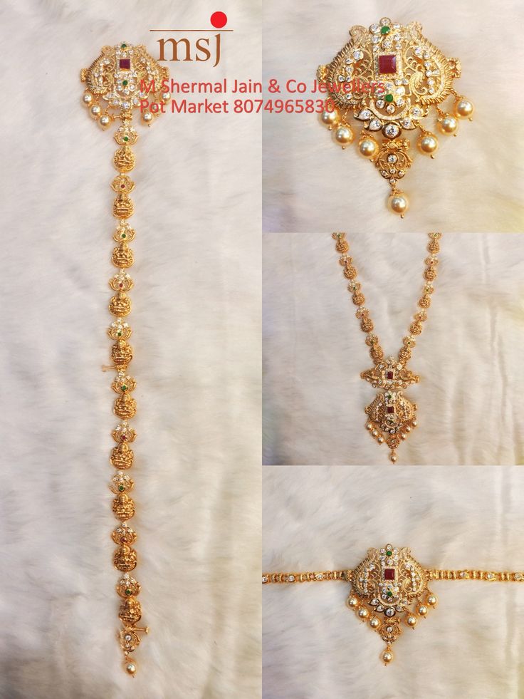 Detachable Jewellery, Bridal Diamond Necklace, Long Haram, Diamond Wedding Jewelry, Gold Jewelry Simple Necklace, Gold Hair Accessories, Gold Necklace Indian Bridal Jewelry, Real Gold Jewelry, Indian Jewellery Design Earrings