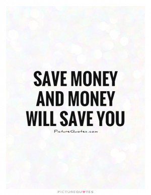 the words save money and money will save you on a white background with black dots