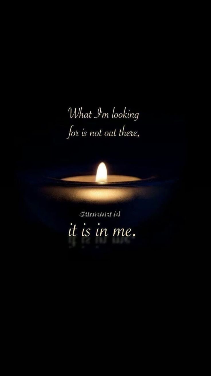 a candle that is lit up with the words what i'm looking for is not out there