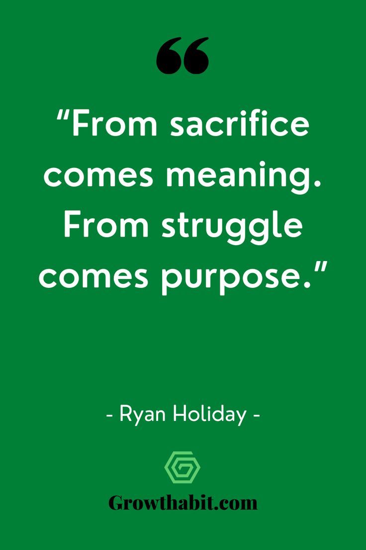 the quote from ryan holliday about self - supplicance and self - supplicance