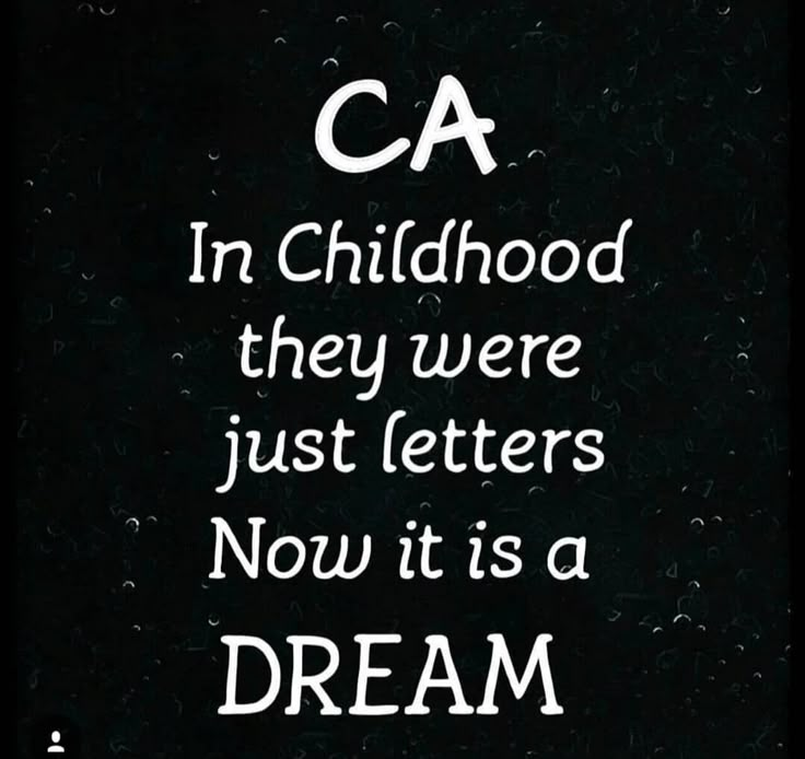 a black and white photo with the words ca in childhood they were just letters now it's a dream