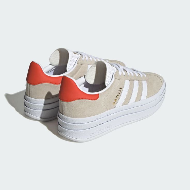 Adidas Platform Sneakers, Gazelle Bold Shoes, Athletic Shoes Outfit, Gazelle Adidas, Adidas Gazelle Bold, Gilmore Girls Seasons, Gazelle Bold, Iconic Shoes, Bold Shoes