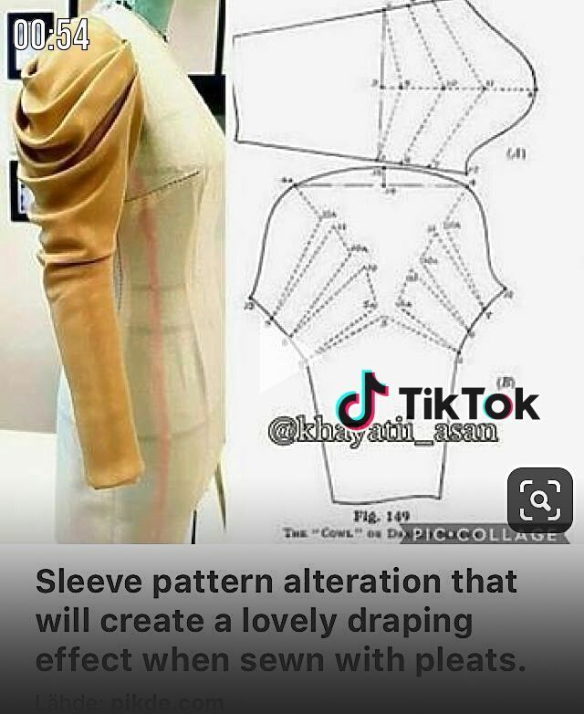 the back of a mannequin is shown with instructions on how to make it