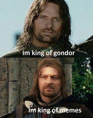 the two main characters in game of thrones, one is king of gondor