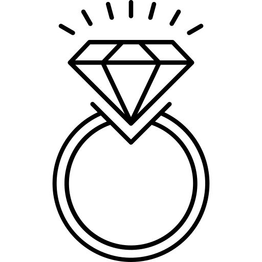 a ring with a diamond on it