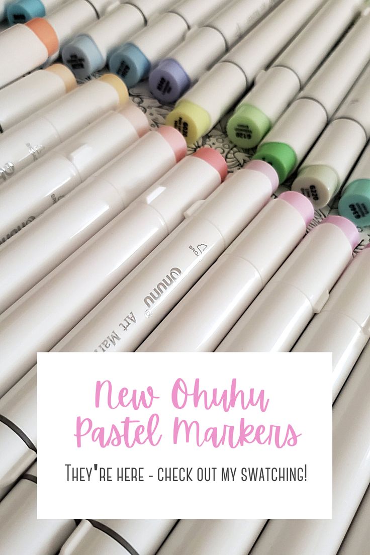 the new ohuhi paste markers are here check out my swatches