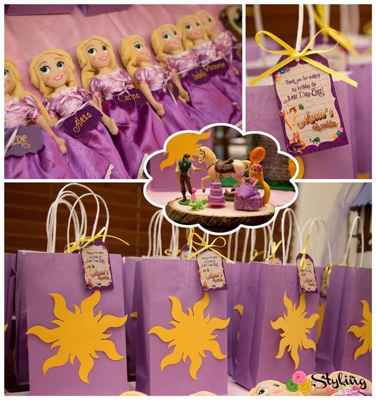 Favors at a Tangled birthday party! See more party ideas at CatchMyParty.com! Bolo Rapunzel, Tangled Birthday Party, Rapunzel Birthday, Rapunzel Birthday Party, Tangled Birthday, Rapunzel Party, Tangled Party, Hair Decor, Rapunzel Hair