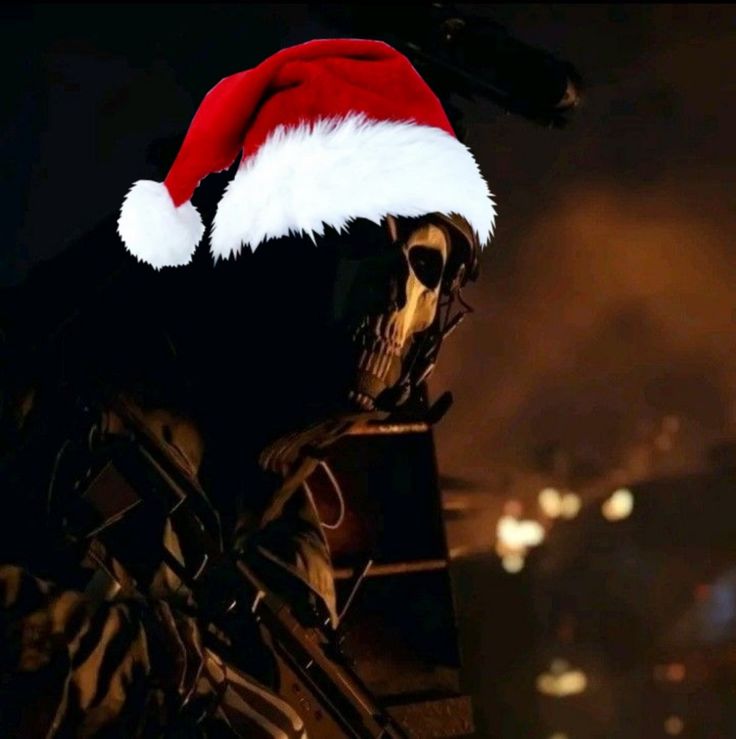 Mw2 Christmas, Call Of Duty Christmas Pfp, Mw2 Ghost Pfp, Ghost Cod Christmas, Cod Christmas Pfp, Call Of Duty Christmas, Cod Mw2 Ghost, Mw2 Ghost, Cod Christmas