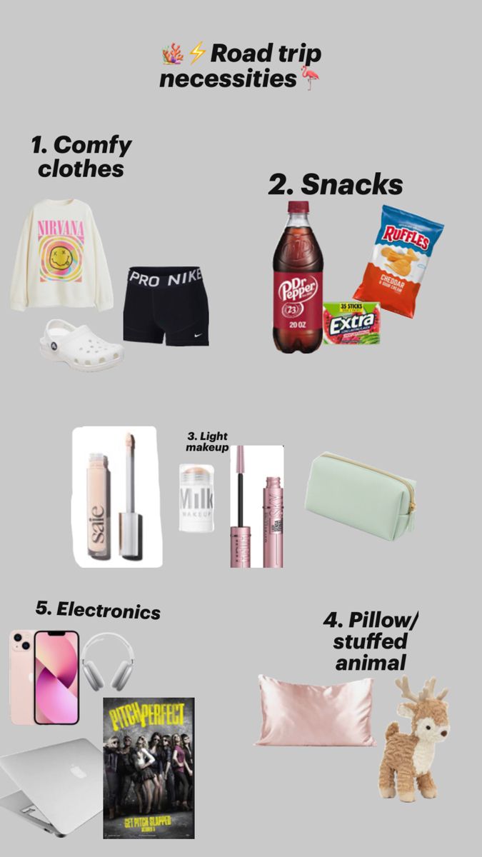 the contents of a woman's travel bag are shown in this graphic above it