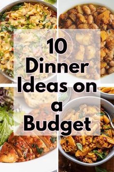 the top ten dinner ideas on a budget