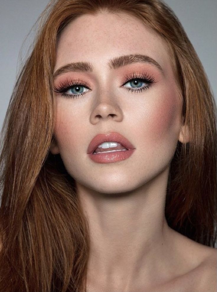 Blondes Makeup, Concert Makeup Looks, Wedding Makeup Redhead, Red Hair Makeup, Concert Makeup, Redhead Makeup, Natural Glam Makeup, Drag Make-up, Bridal Makeup Natural