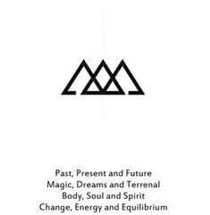 the cover of past, present and future magic, dreams and ternal body, soul and spirit change, energy and equilibium