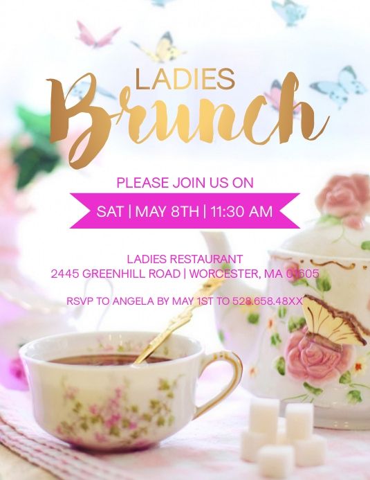 the ladies brunch is coming soon