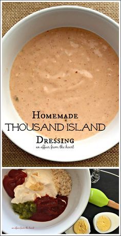 homemade thousand island dressing recipe in a bowl