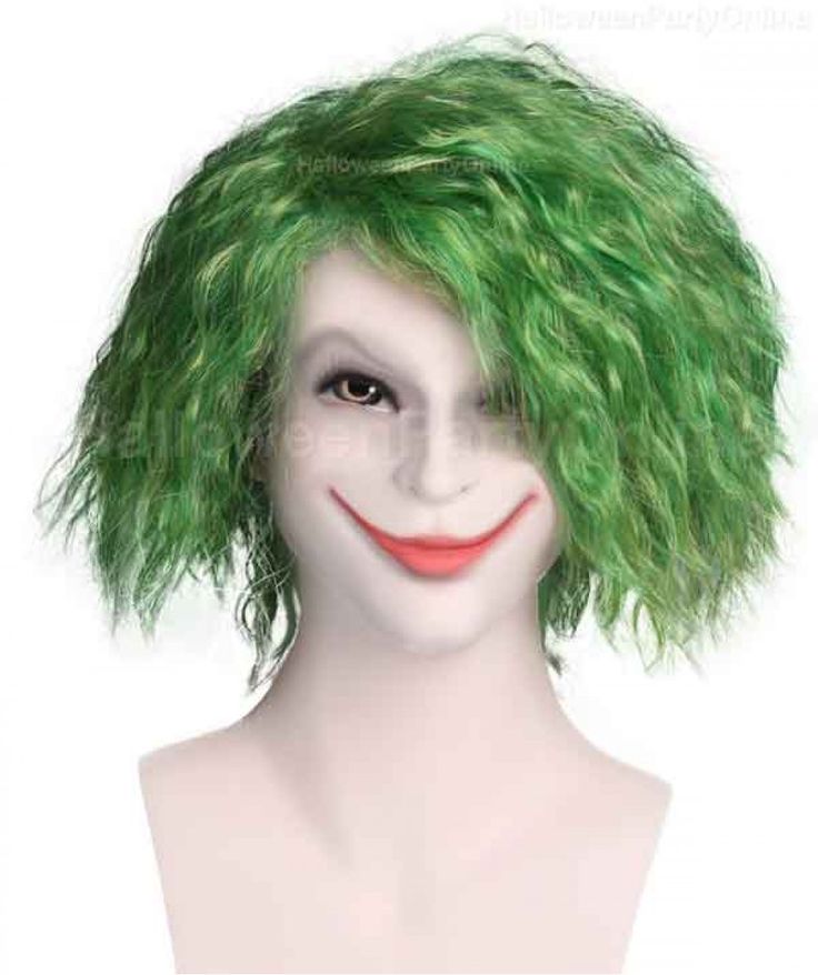 Joker Batman Wig HM-044 Fancy Dress Wigs, Cosplay Idea, Batman Costume, Green Wig, Idea For Christmas, Halloween Wigs, Halloween 2015, Halloween 2016, Human Wigs