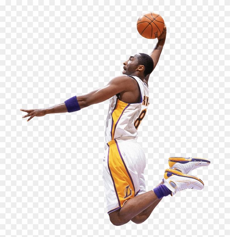 a basketball player jumping up in the air with his arms out to catch a ball