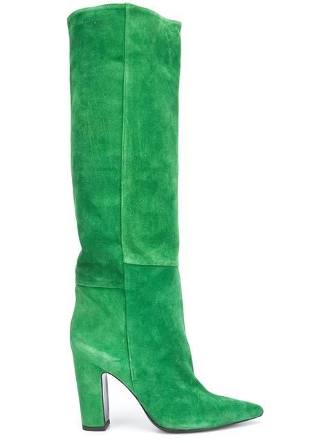 BARBARA BUI Knee Length Boots. #barbarabui #shoes #boots Fashion Catwalk, High Boots Outfit, Green Galaxy, Popular Boots, Knee Length Boots, Barbara Bui, Boots Style, Heels Fashion, Super High Heels