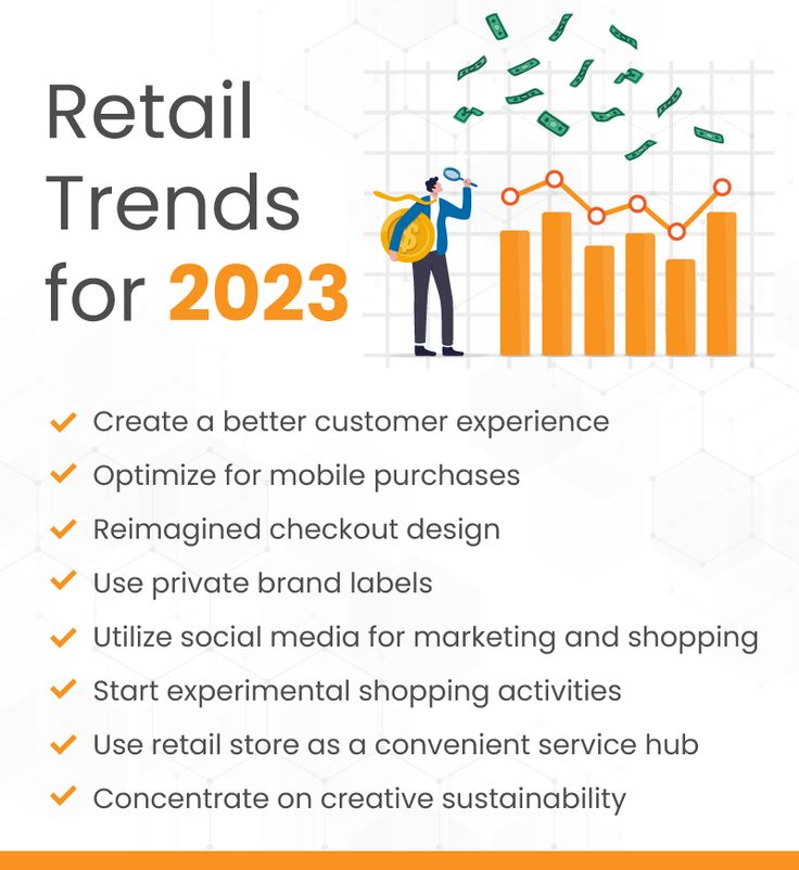 an advertisement for retail products with the words retail trends for 2013 on it and a man holding