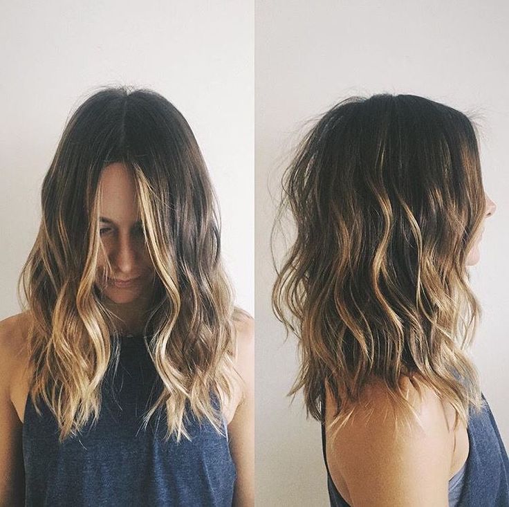 Thick Wavy Hair, Wavy Lob, Wavy Haircuts, Haircuts For Wavy Hair, Midlength Haircuts, Shoulder Length Hair Cuts, Haircut And Color, Mid Length Hair, Long Bob