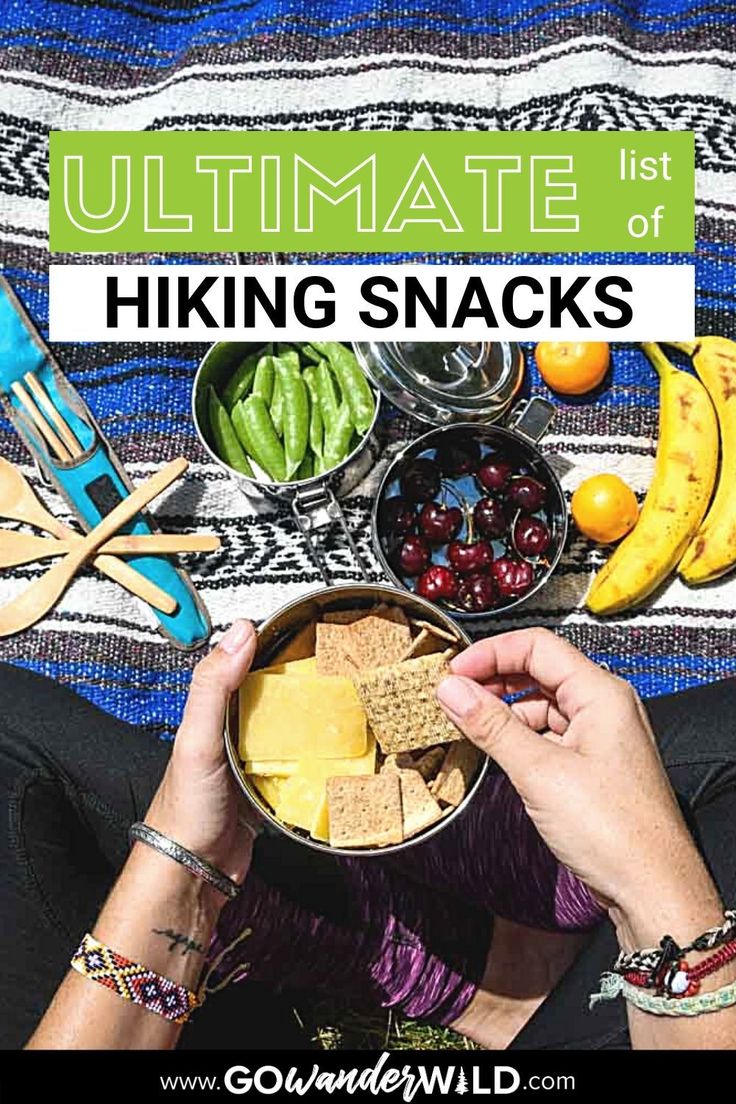 the ultimate list of hiking snacks