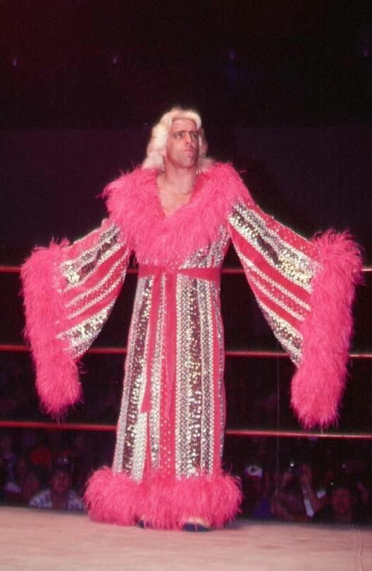 Rick Flair, Wwe Costumes, Wrestling Costumes, Wwe Outfits, Bohemian Style Men, Ric Flair, His Secret Obsession, Aj Styles, Professional Wrestling