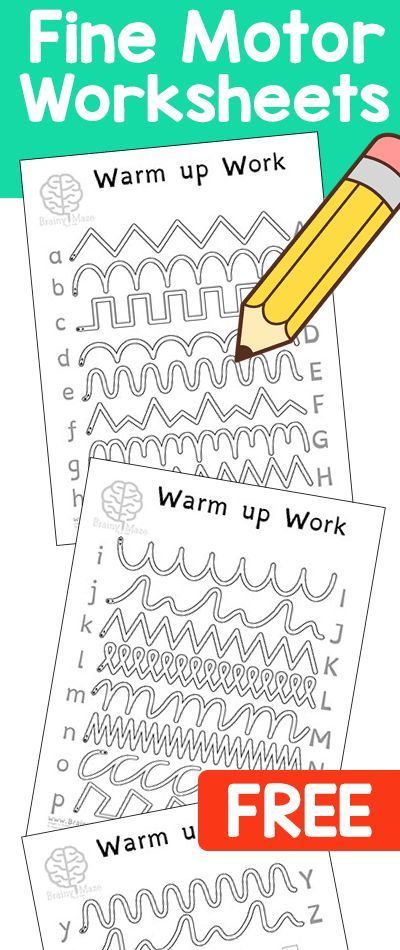 the free printable worksheet for fine motor worksheets